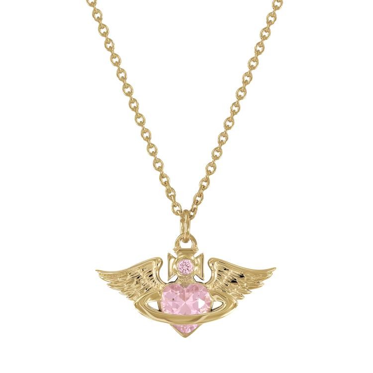 Vivienne Westwood Vivienne Westwood Galena Necklace - Gold/Pink
