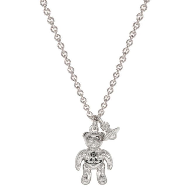 Vivienne Westwood Vivienne Westwood Saturn Globe Necklace - Silver - view 2