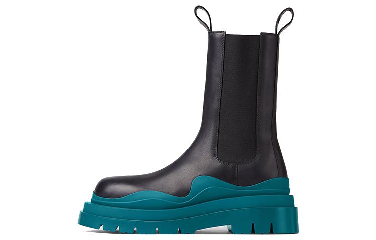 Bottega Veneta Bottega Veneta Tire Chelsea Boots Women's Black Blue