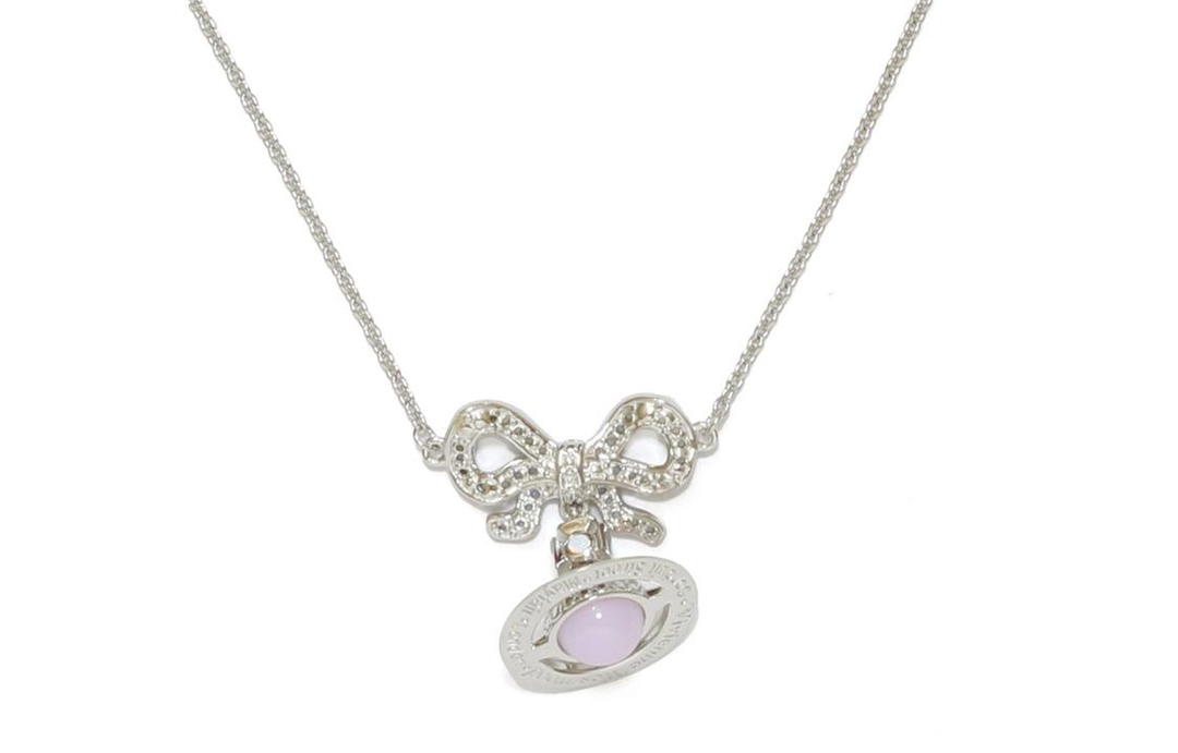 Vivienne Westwood Vivienne Westwood Silver Necklaces Unisex Silver Pink