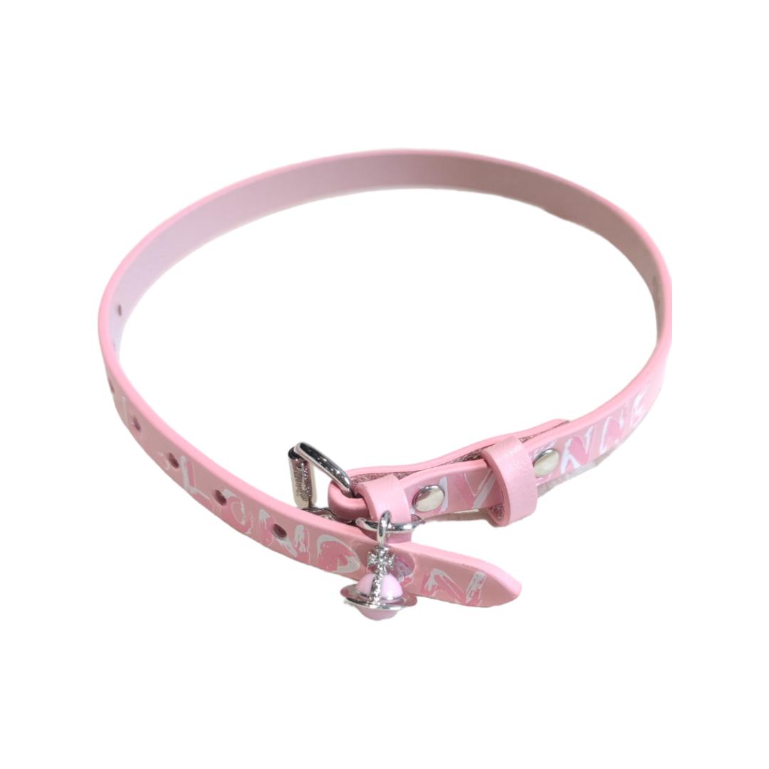 Vivienne Westwood Vivienne Westwood Leather Necklaces Unisex Pink