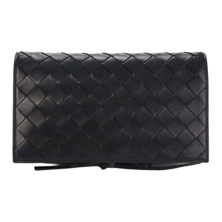 Bottega Veneta Bottega Veneta Calfskin Shoulder Bag Women's Black