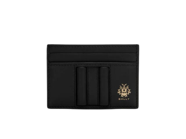 Bally Bally Beckett Card Holder In Black Leather Black - view 1