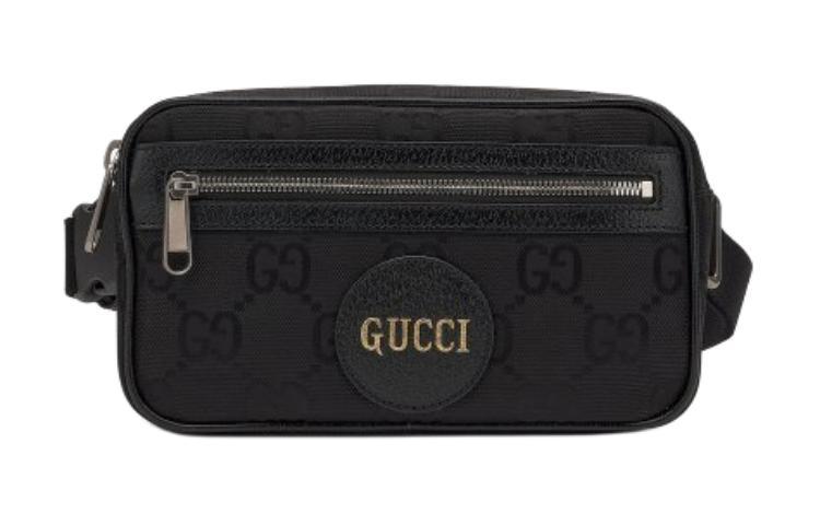 Gucci Gucci Off The Grid Leather With Nylon Sling Bag Fanny Pack Unisex Black