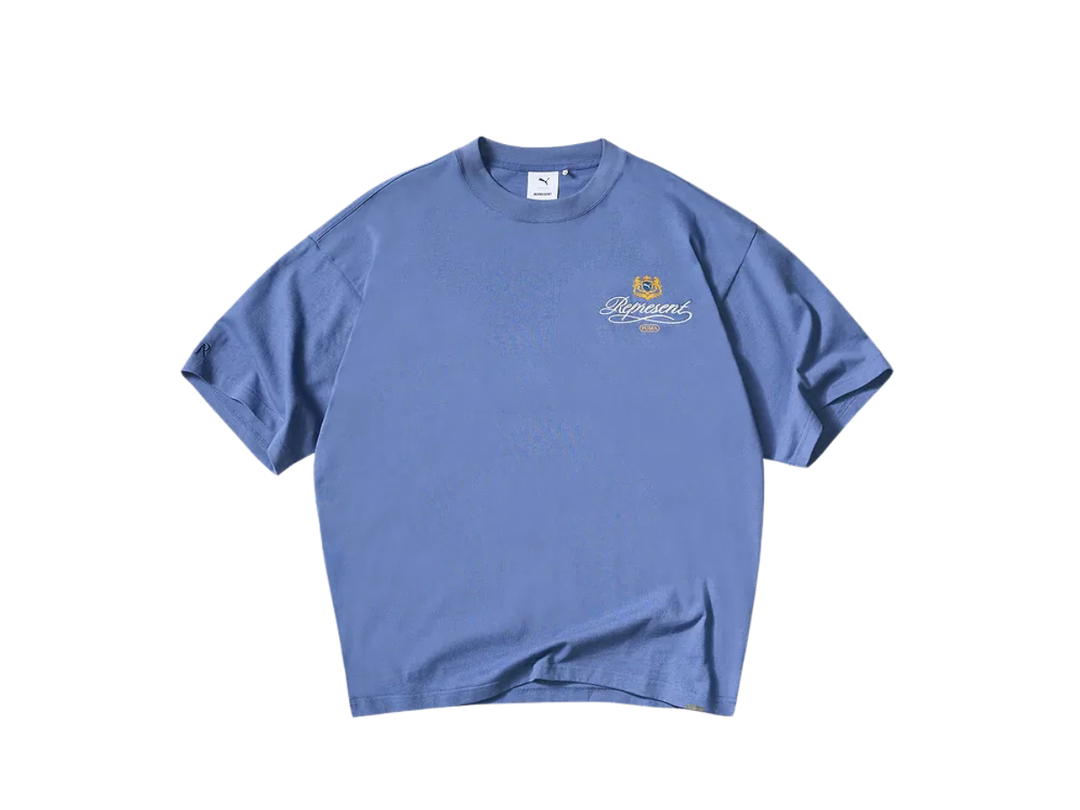 Represent Represent x Puma Graphic T-Shirt Blue Dusk