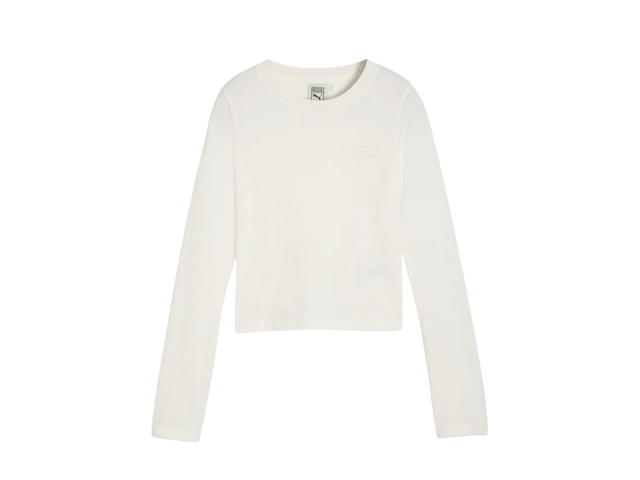 Puma Puma x ROSÉ Long Sleeve Tee Warm White (Women's) - view 1