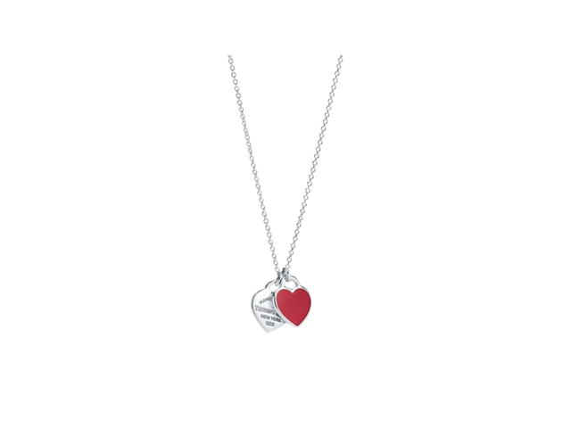 Tiffany & Co. Tiffany & Co. Return To Tiffany Sterling Silver Necklaces Red - view 1
