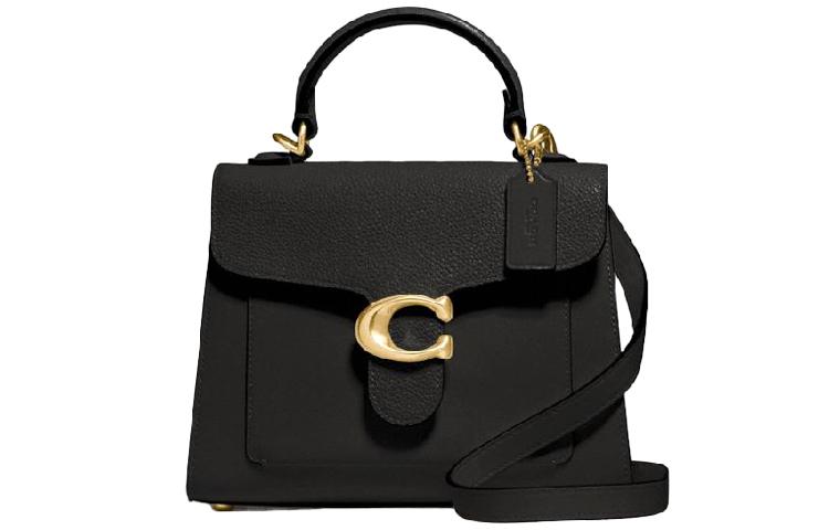 Coach Coach Tabby Calfskin Patchwork Leather Shoulder Bag Crossbody Bag Handbag Small Size Women's Black