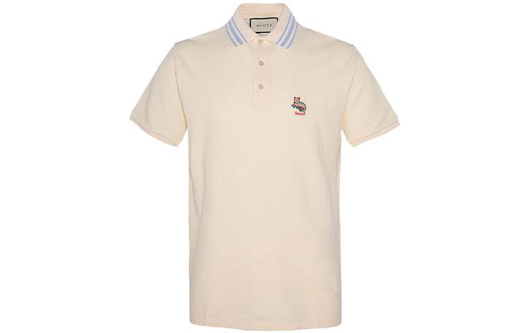Gucci Gucci Polo Shirts Men Ecru