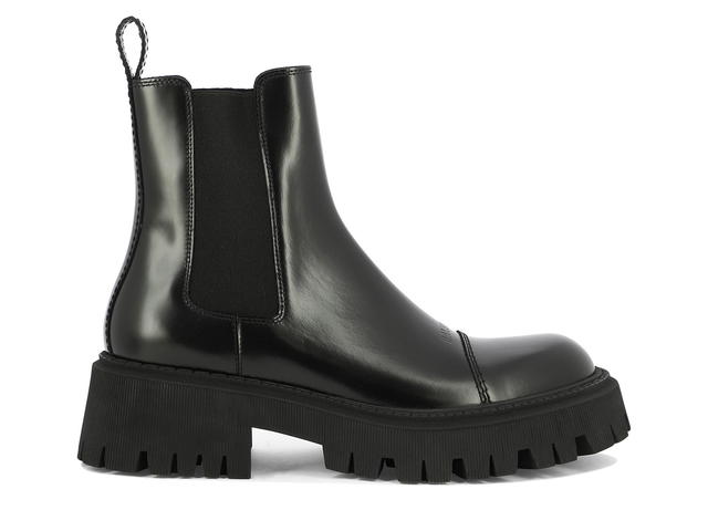 Balenciaga Balenciaga Tractor 20 Mm Ankle Bootsblack Pelle Di Vitello Gomma FW23 - view 1