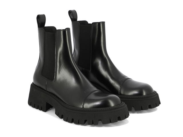Balenciaga Balenciaga Tractor 20 Mm Ankle Bootsblack Pelle Di Vitello Gomma FW23 - view 2
