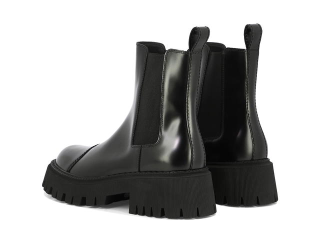 Balenciaga Balenciaga Tractor 20 Mm Ankle Bootsblack Pelle Di Vitello Gomma FW23 - view 4