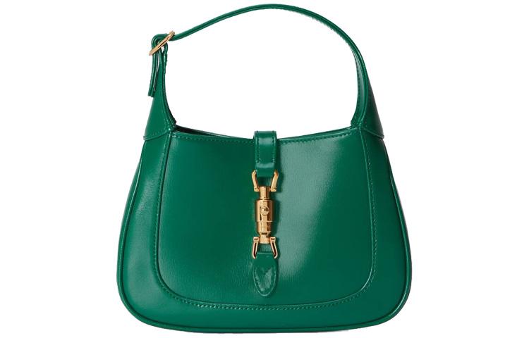 Gucci Gucci Jackie 1961 Leather Crescent Shoulder Bag Shoulder Bag, Crossbody Bag Women's Emerald Green