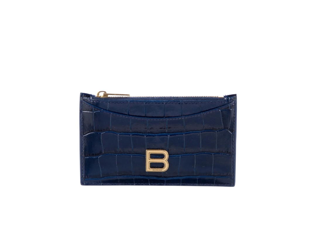 Balenciaga Balenciaga Hourglass Card Holder Blue