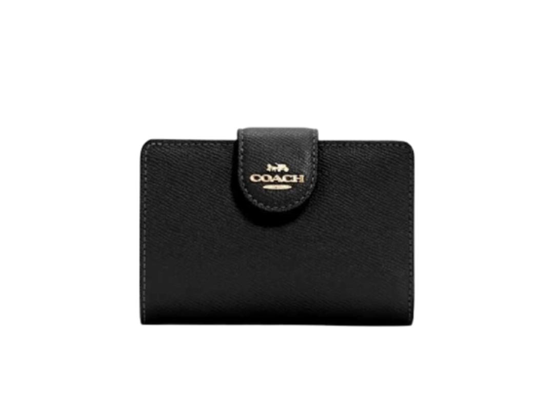 Coach Coach Medium Corner Zip Wallet IM Black