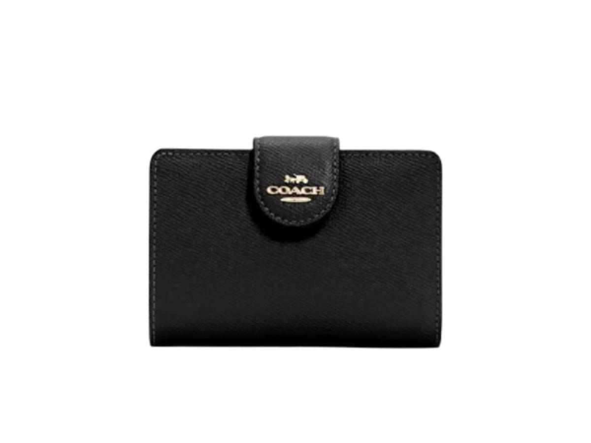 Coach Coach Medium Corner Zip Wallet IM Black