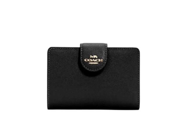 Coach Coach Medium Corner Zip Wallet IM Black - view 1