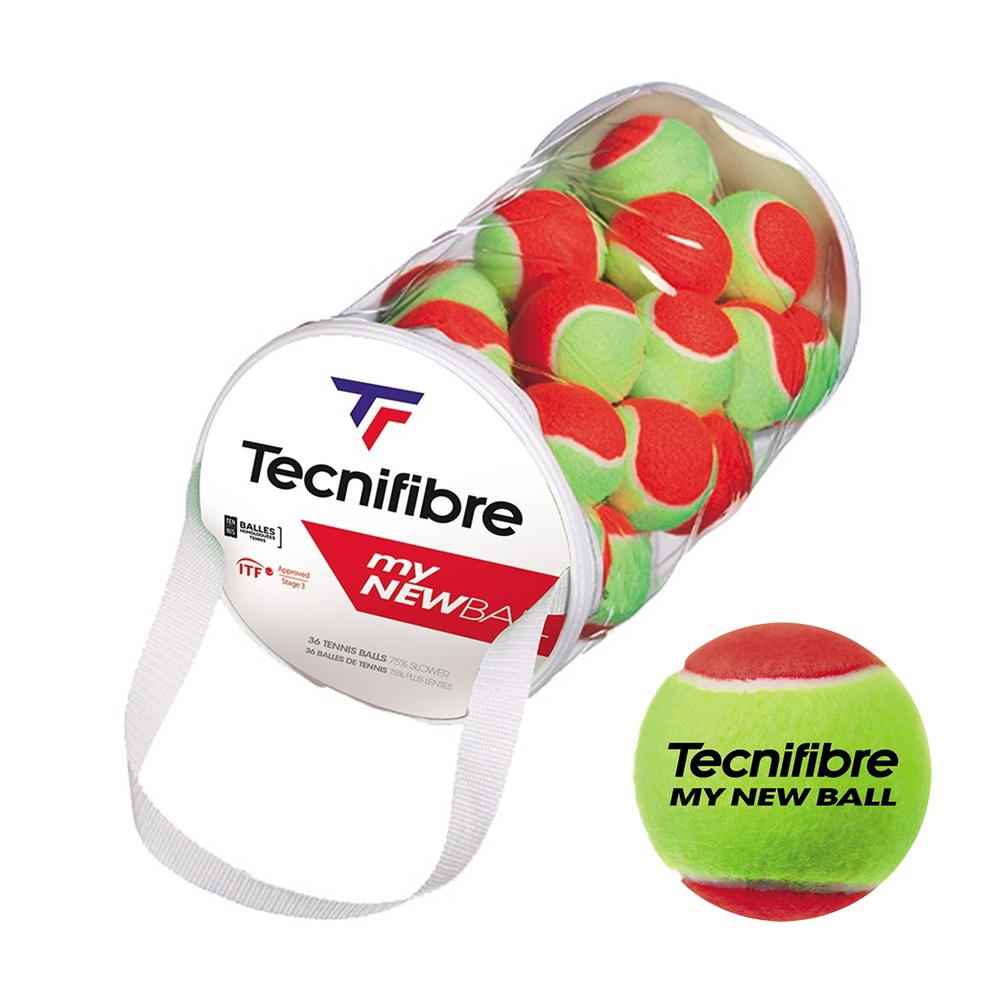 Tecnifibre Tecnifibre My New Ball Tennis Balls Green Red