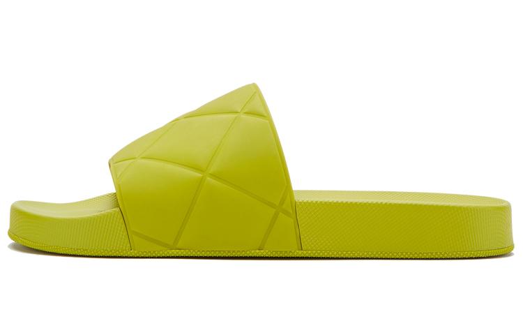 Bottega Veneta Bottega Veneta Slider Slide Slippers Men's Green