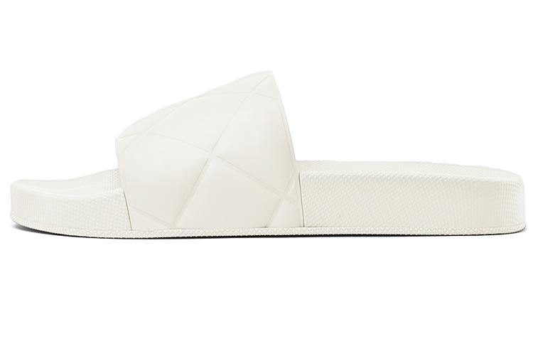 Bottega Veneta Bottega Veneta Slider Slide Slippers Women's White