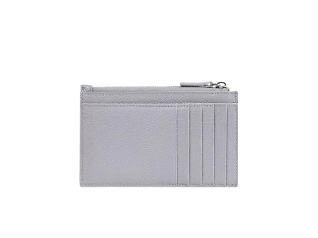 Balenciaga Balenciaga Distressed Logo Coin Purse Grey - view 2