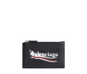 Buy Balenciaga Cash Large Long Coin Card Holder Black at Sasom – Authentic and Ready to Ship