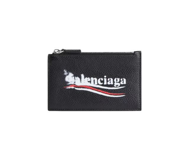 Balenciaga Balenciaga Cash Large Long Coin Card Holder Black - view 1
