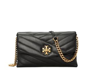 Buy TORY BURCH Kira Lambskin Wallets Shoulder Bag Crossbody Bag Mini Women's Black/Black Gold at Sasom – Authentic and Ready to Ship