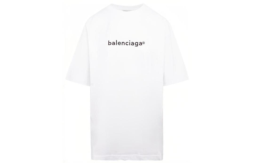 Balenciaga Balenciaga White Copyright Logo T Shirt 'White'