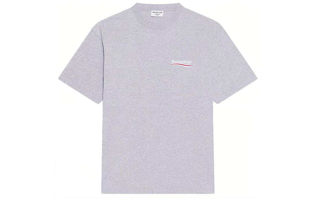 Balenciaga Balenciaga T-Shirt Women's Gray Loose Fit Style