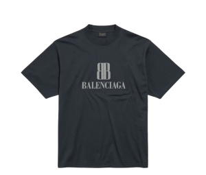 Buy Balenciaga Nano BB T-Shirt Medium Fit Black Faded at Sasom – Authentic and Ready to Ship