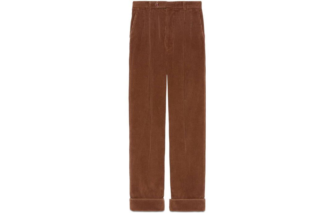 Gucci Gucci Casual Pants Men Brown