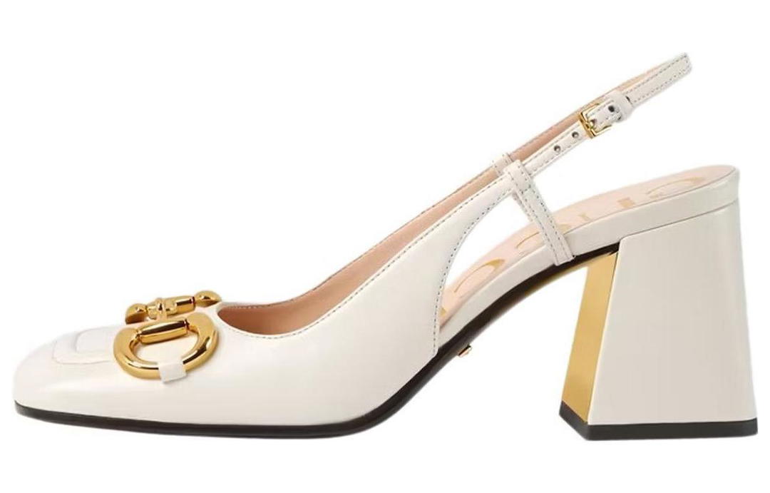 Gucci Gucci Horsebit Mid heel Slingback Pumps