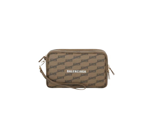 Balenciaga Balenciaga Signature Double Zip Pouch Beige - view 1