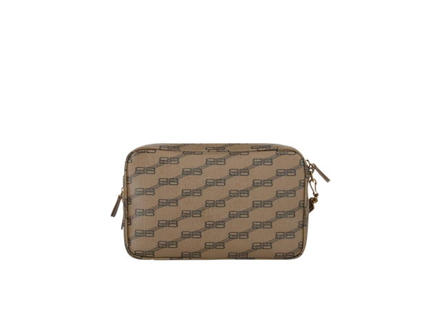 Balenciaga Balenciaga Signature Double Zip Pouch Beige - view 3
