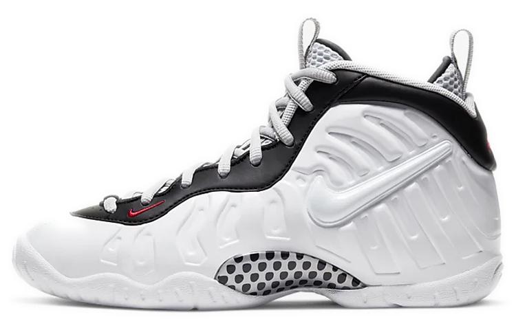 Nike Nike Air Foamposite Pro White Black University Red GS