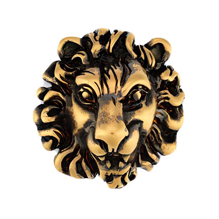 Gucci Gucci Lion Embellished Brooch