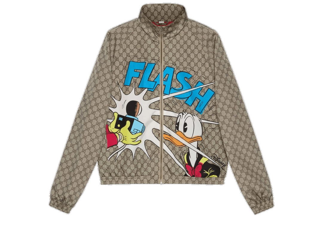Gucci Gucci x Disney Donald Duck Gg Jacket Vintage Camel Blue