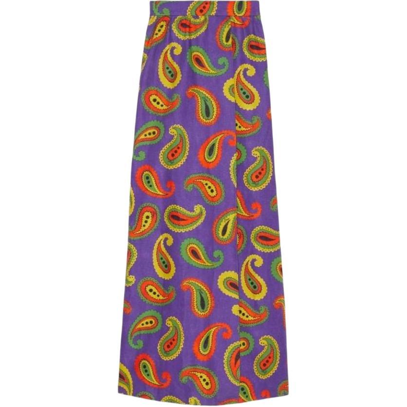 Gucci Gucci Casual Long Skirts Women's Purple