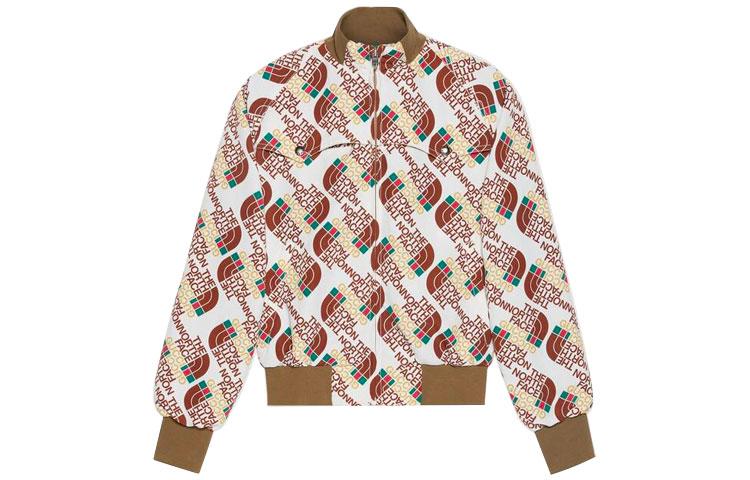 Gucci Gucci X The North Face Web Print Technical Jersey Jacket