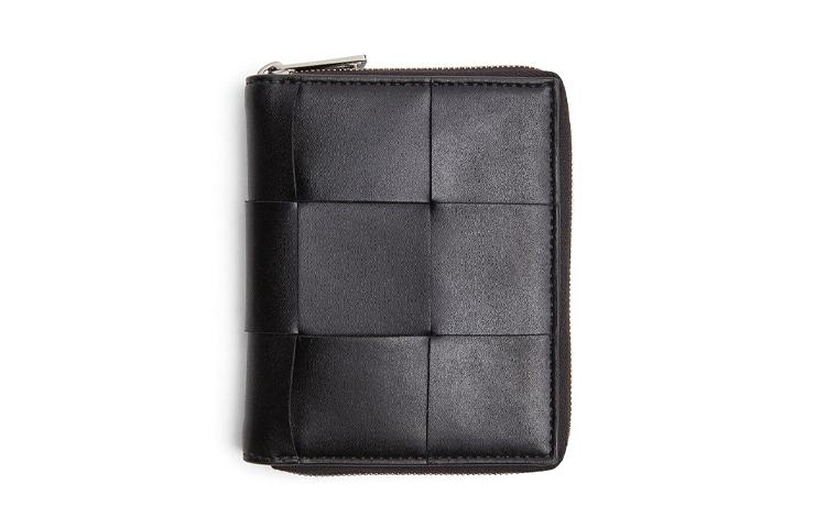 Bottega Veneta Bottega Veneta Cow Leather Wallet Men's Black