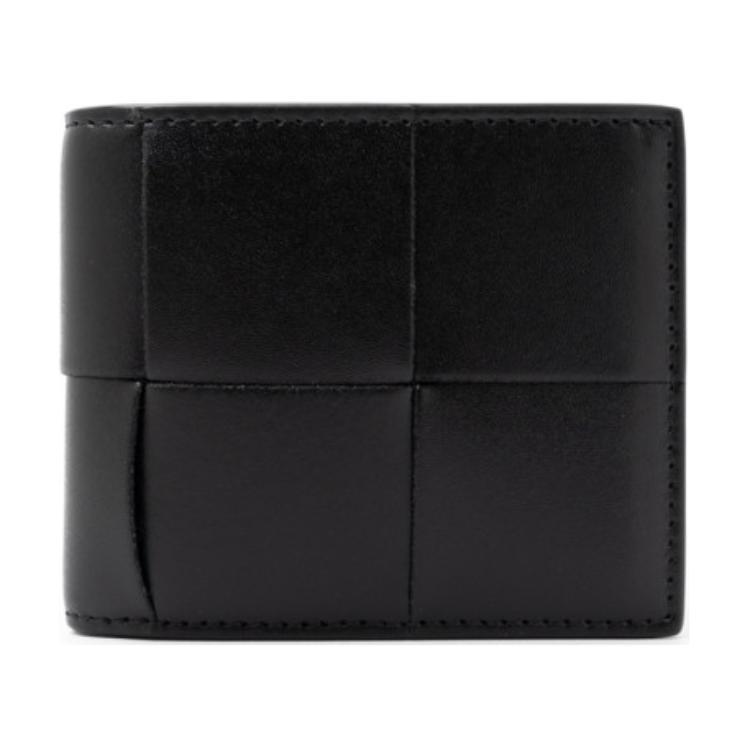 Bottega Veneta Bottega Veneta Cow Leather Wallet Men's Black