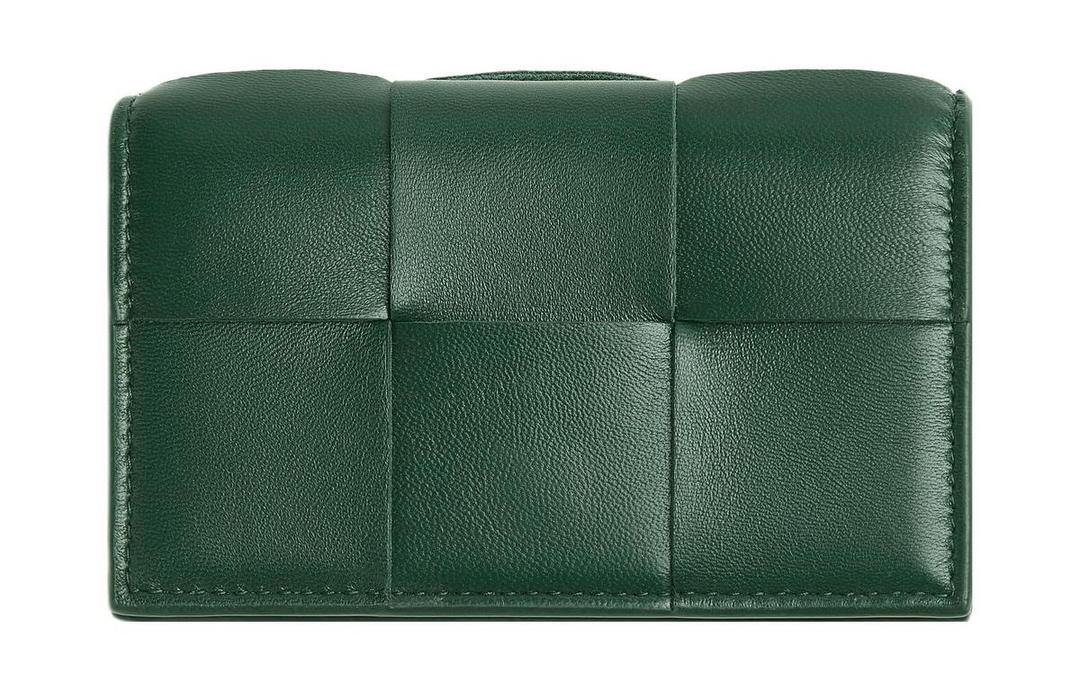 Bottega Veneta Bottega Veneta Sheepskin Wallet Women's Rain Tree Green