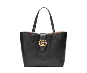 Buy Gucci Leather Tote Bag Shopping Bag Shoulder Bags Handbags Small Size Women's Black at Sasom – Authentic and Ready to Ship