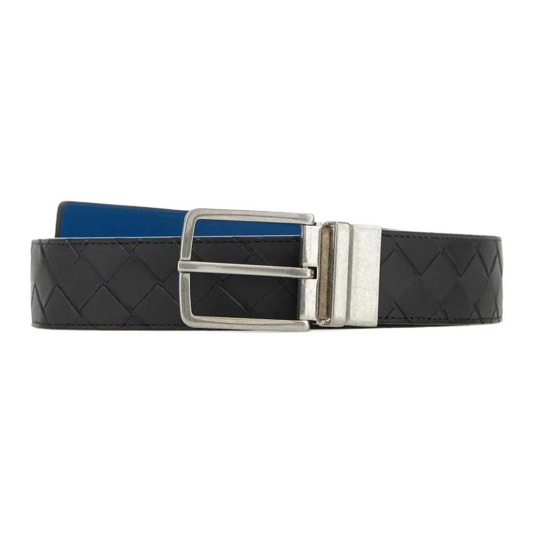 Bottega Veneta Bottega Veneta Belt Men's Black 3.5CM