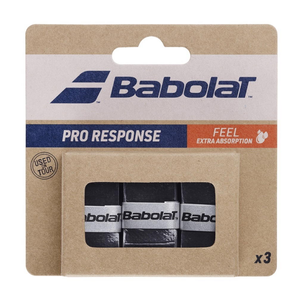 Babolat Babolat Pro Response x3 Racket Overgrips Tape Racket Tennis Black
