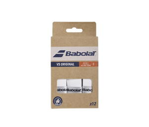 Buy Babolat VS Original x12 Racket Overgrips Tape Racket Tennis White at Sasom – Authentic and Ready to Ship