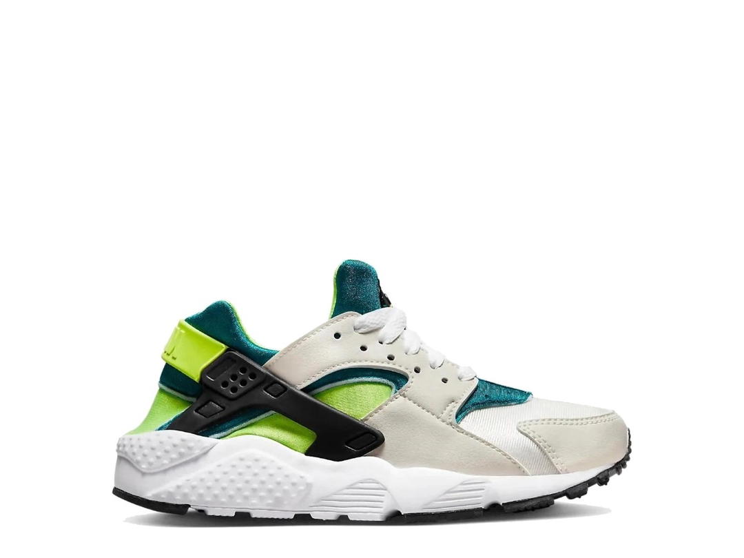 Nike Nike Air Huarache Run White Volt Bright Spruce (GS)