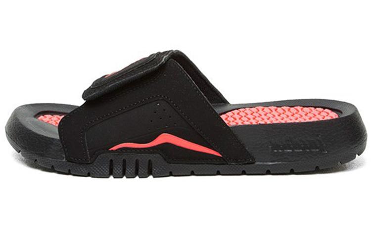 Jordan Jordan Hydro Vi Retro Infrared Black Red Sports Slippers 'Black Infrared 23' Gs