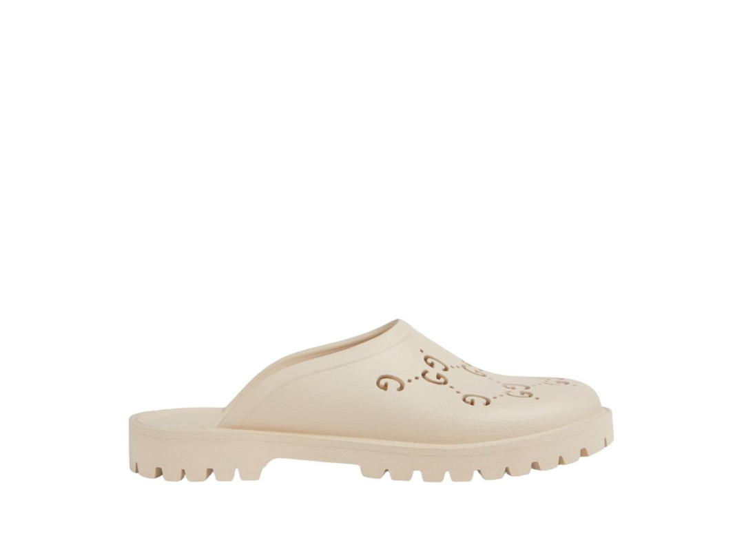 Gucci Gucci Slip On Sandal White